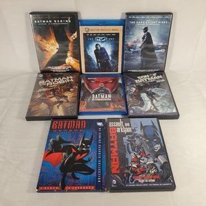 Batman Movies Lot of 8 - Begins - The Dark Knight - The Dark Knight Returns